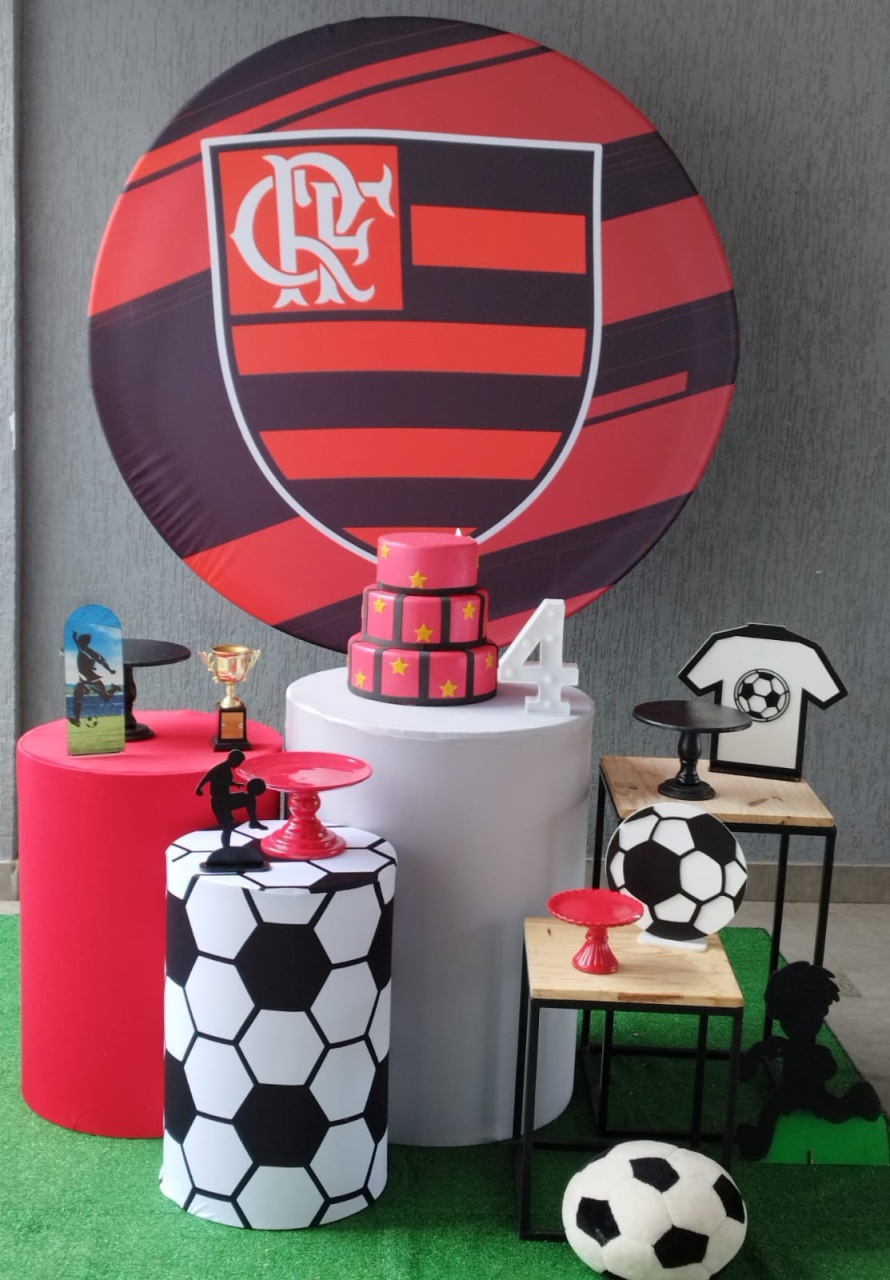 Futebol Flamengo - Encantada Festas e Locações 