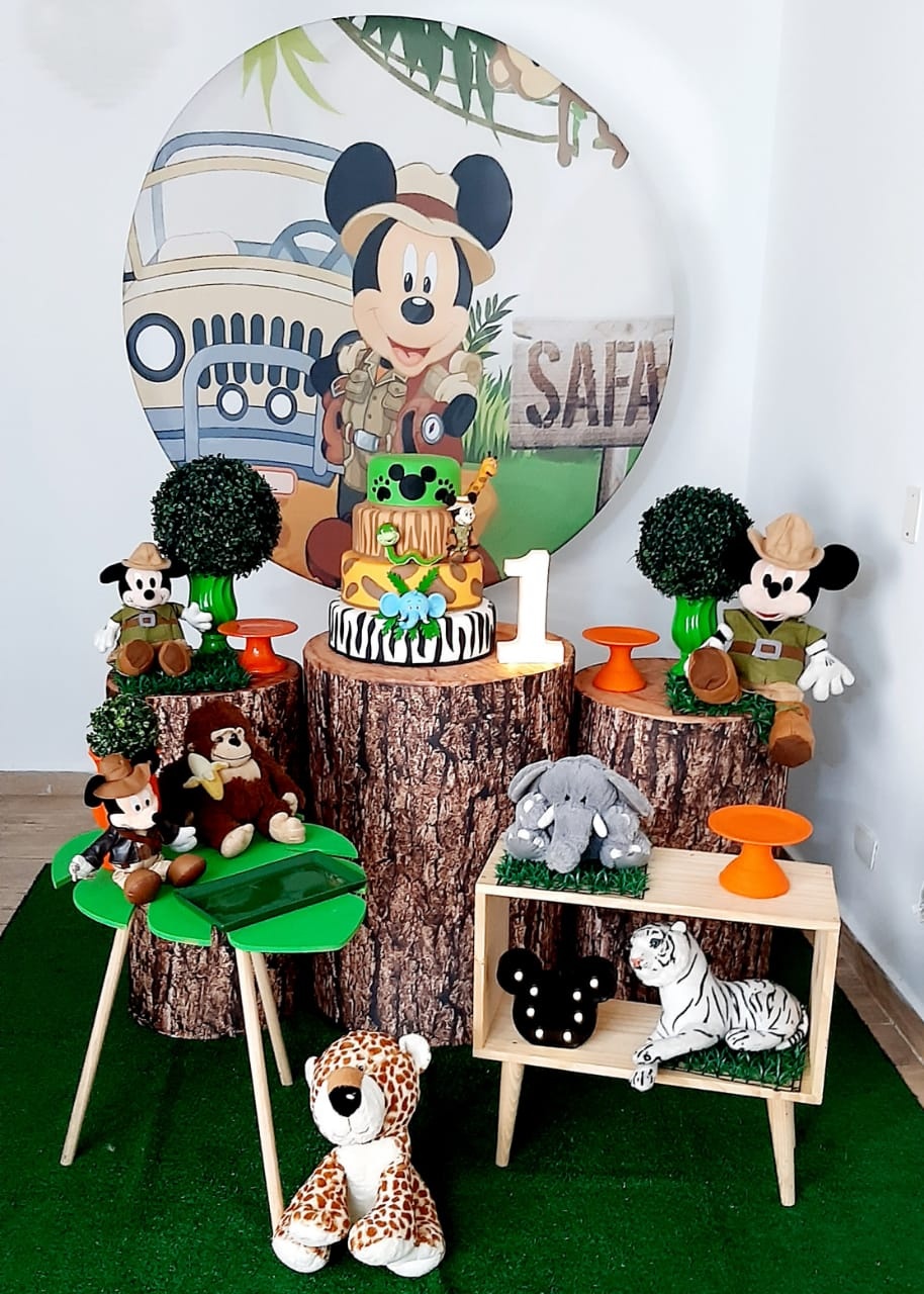 Mickey Safari - Encantada Festas e Locações 