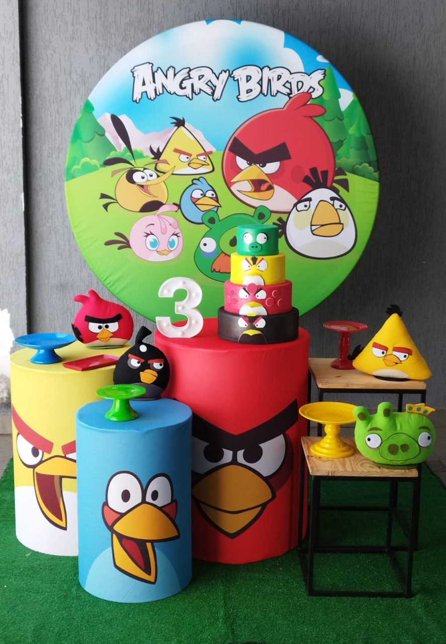 Angry Birds Mini - Encantada Festas e Locações 