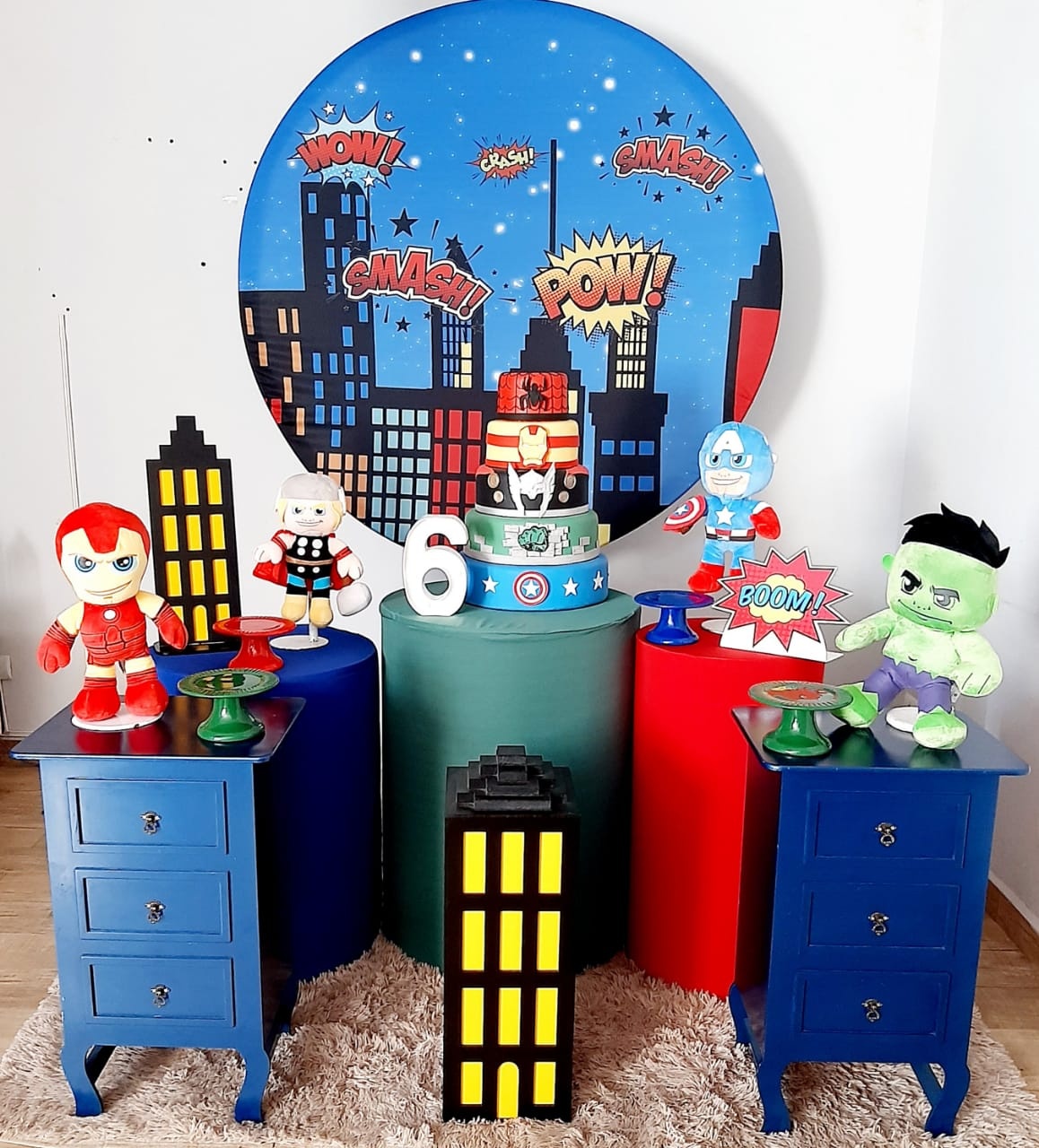Vingadores Baby - Encantada Festas e Locações 