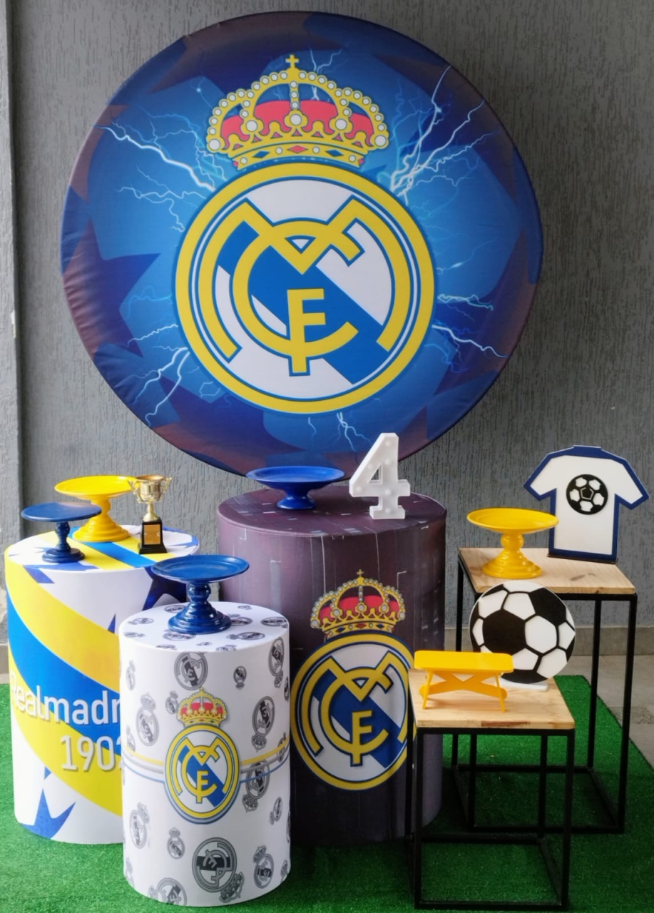 Futebol Real Madrid - Encantada Festas e Locações 