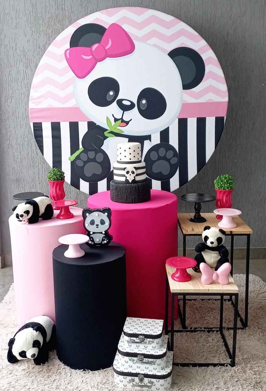 Panda Rosa - Encantada Festas e Locações 