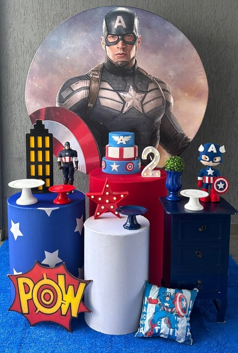 Capitão America - Encantada Festas e Locações 