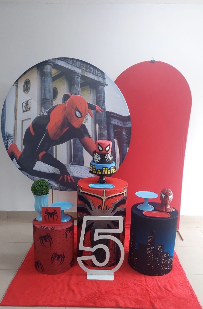 Homem Aranha/Painel Vermelho - Mirlenedecora