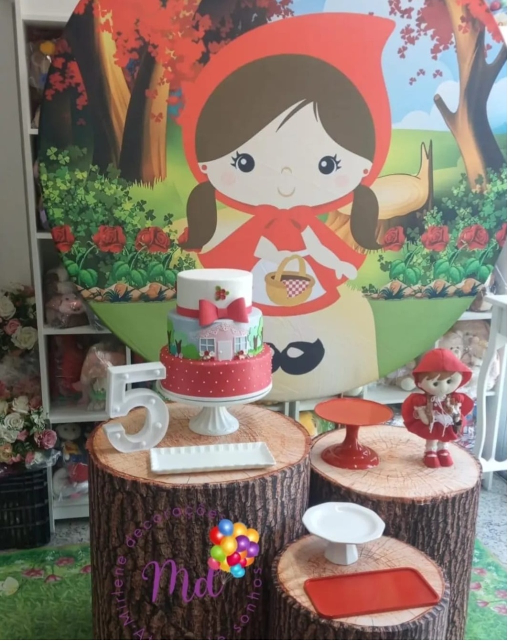 Chapeuzinho Vermelho. - Mirlenedecora
