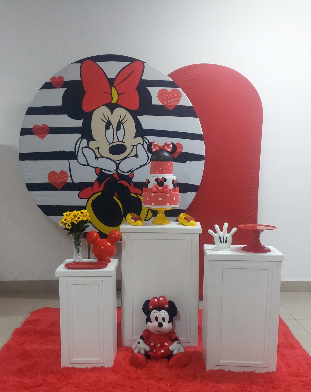 Minnie Vermelha 2 - Mirlenedecora