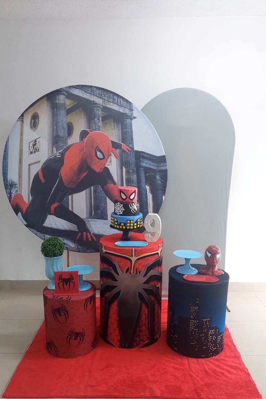 Homem Aranha/Painel Cinza - Mirlenedecora