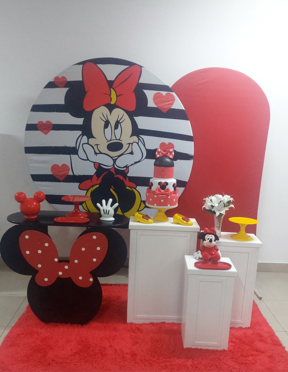 Minnie Vermelha - Mirlenedecora