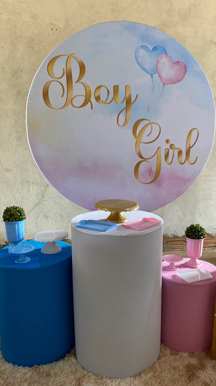Chá Revelação Boy Or Gilr  - Kit Básico  - Ana Monteart Decor