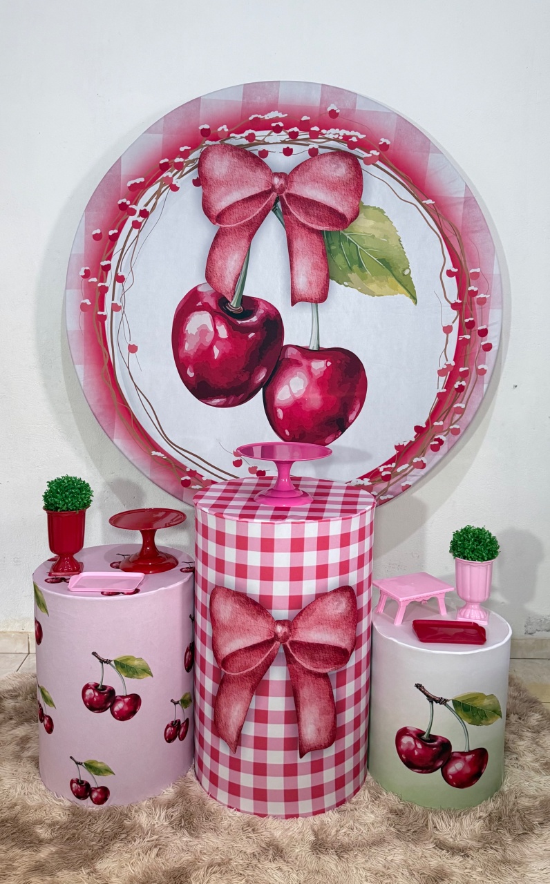 Cerejas / Cerejinha - Kit Básico  - Ana Monteart Decor