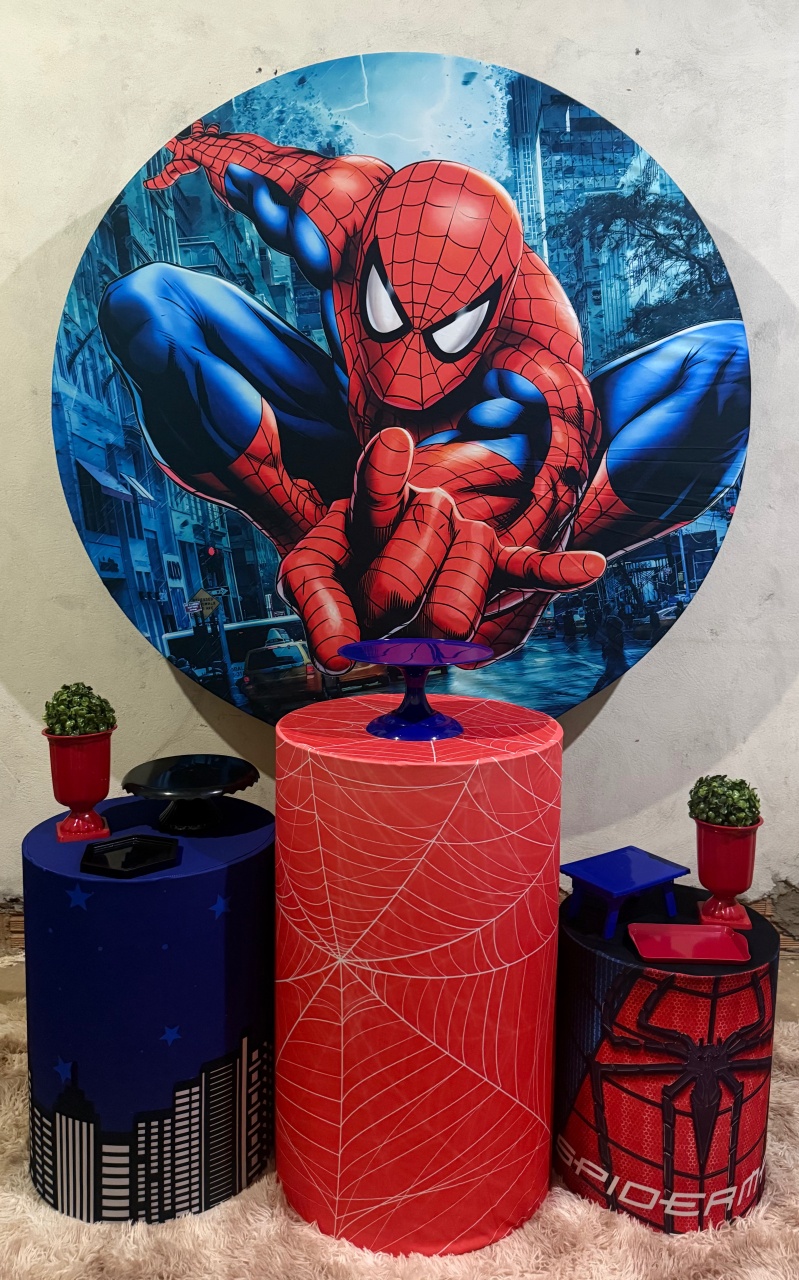 Homem Aranha / Spider Man - Kit Básico   - Ana Monteart Decor