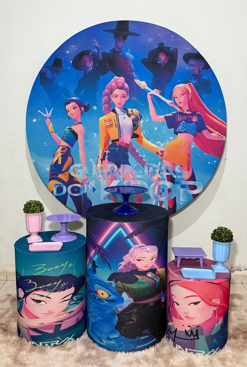 Guerreiras Do Kpop / Huntrix - Kit Básico  - Ana Monteart Decor