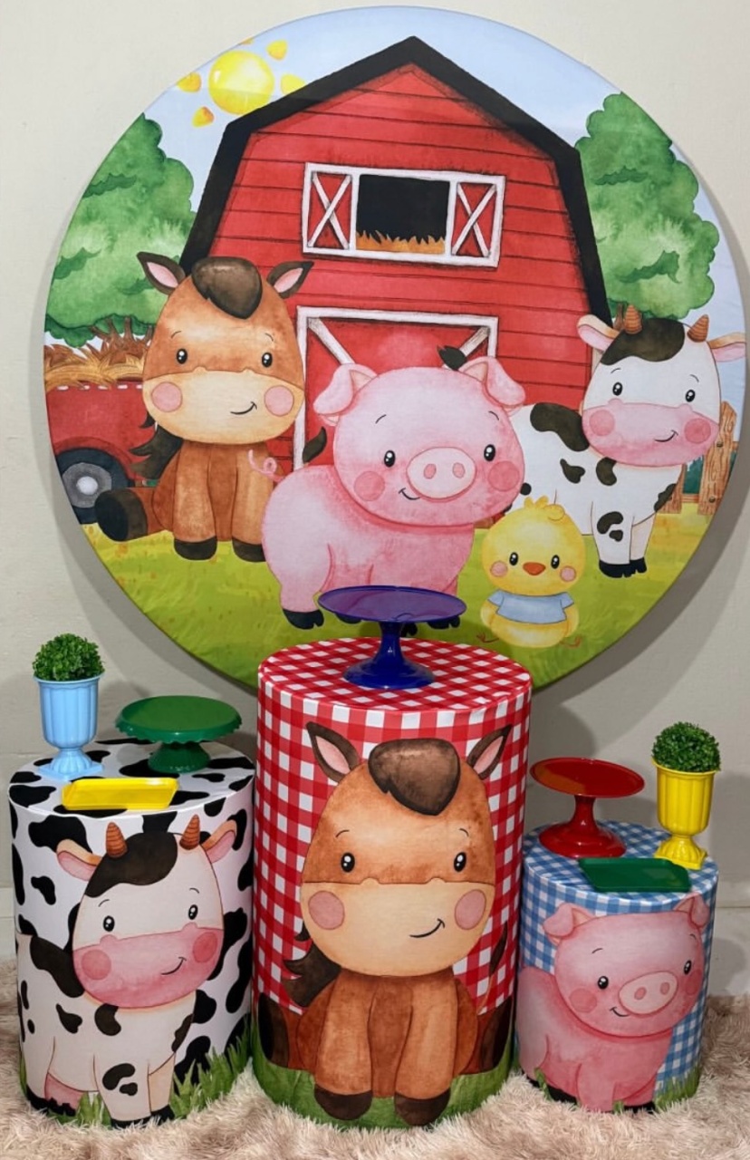 Fazendinha Vermelha - Kit Básico  - Ana Monteart Decor