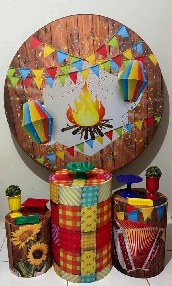 Arraiá - Kit Básico  - Ana Monteart Decor