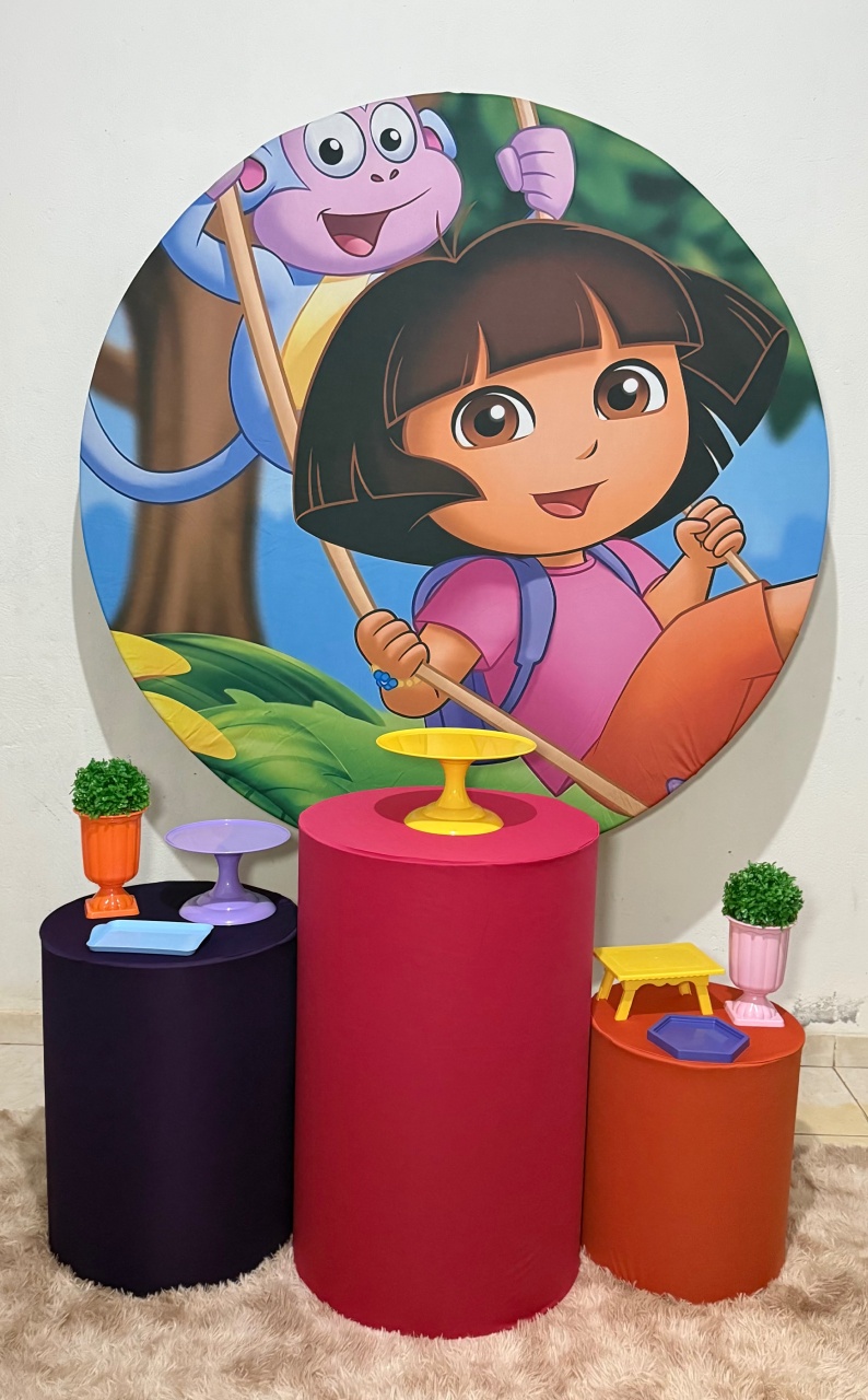 Dora Aventureira ( Cilindro Roxo )- Kit Básico  - Ana Monteart Decor