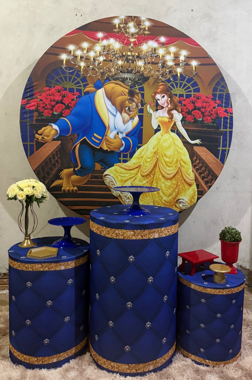 A Bela E A Fera - Kit Básico  - Ana Monteart Decor