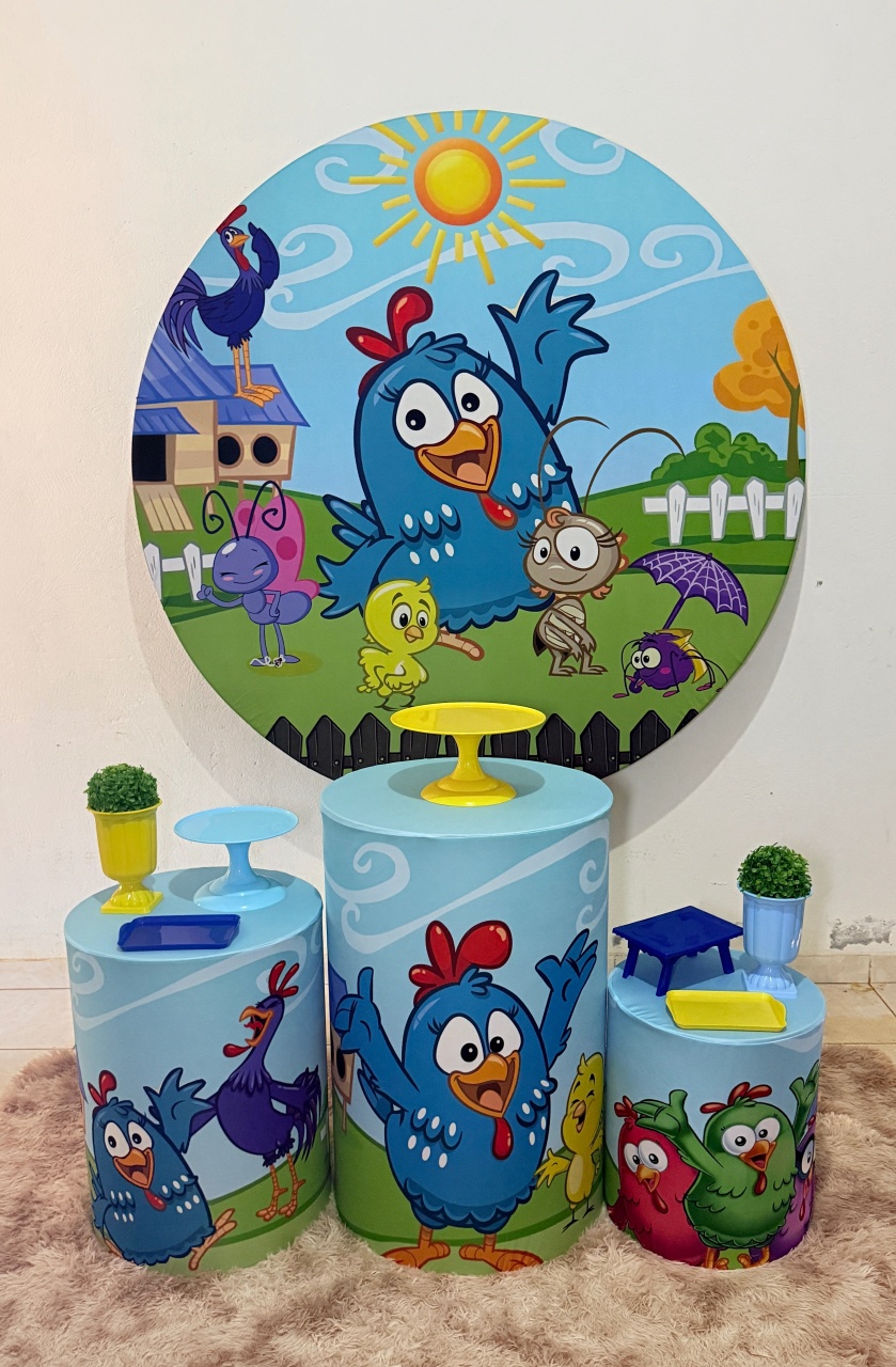 Galinha Pintadinha Tradicional - Kit Básico - Ana Monteart Decor