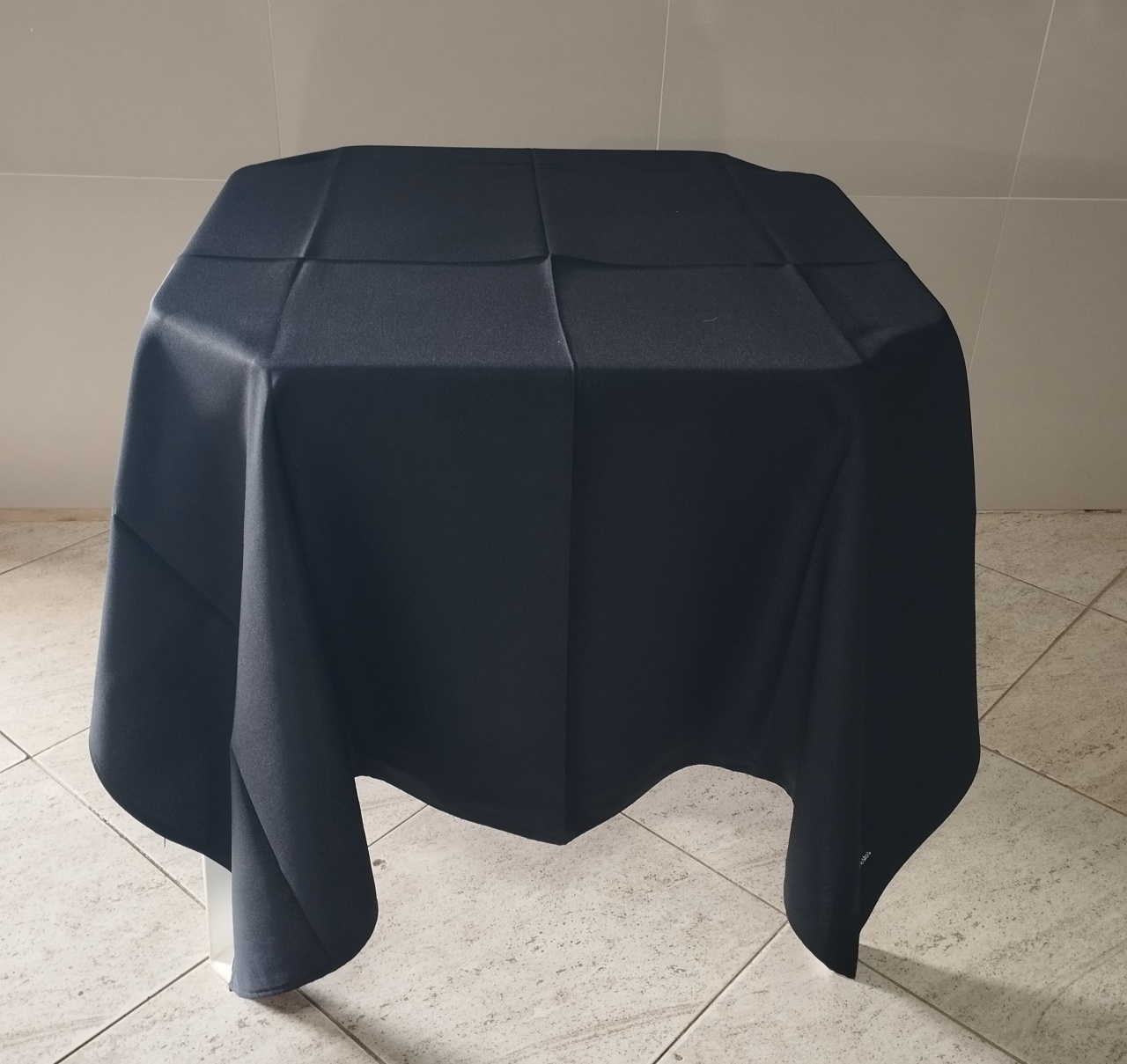 Toalha Quadrada Preta - Adriana lok & Decore