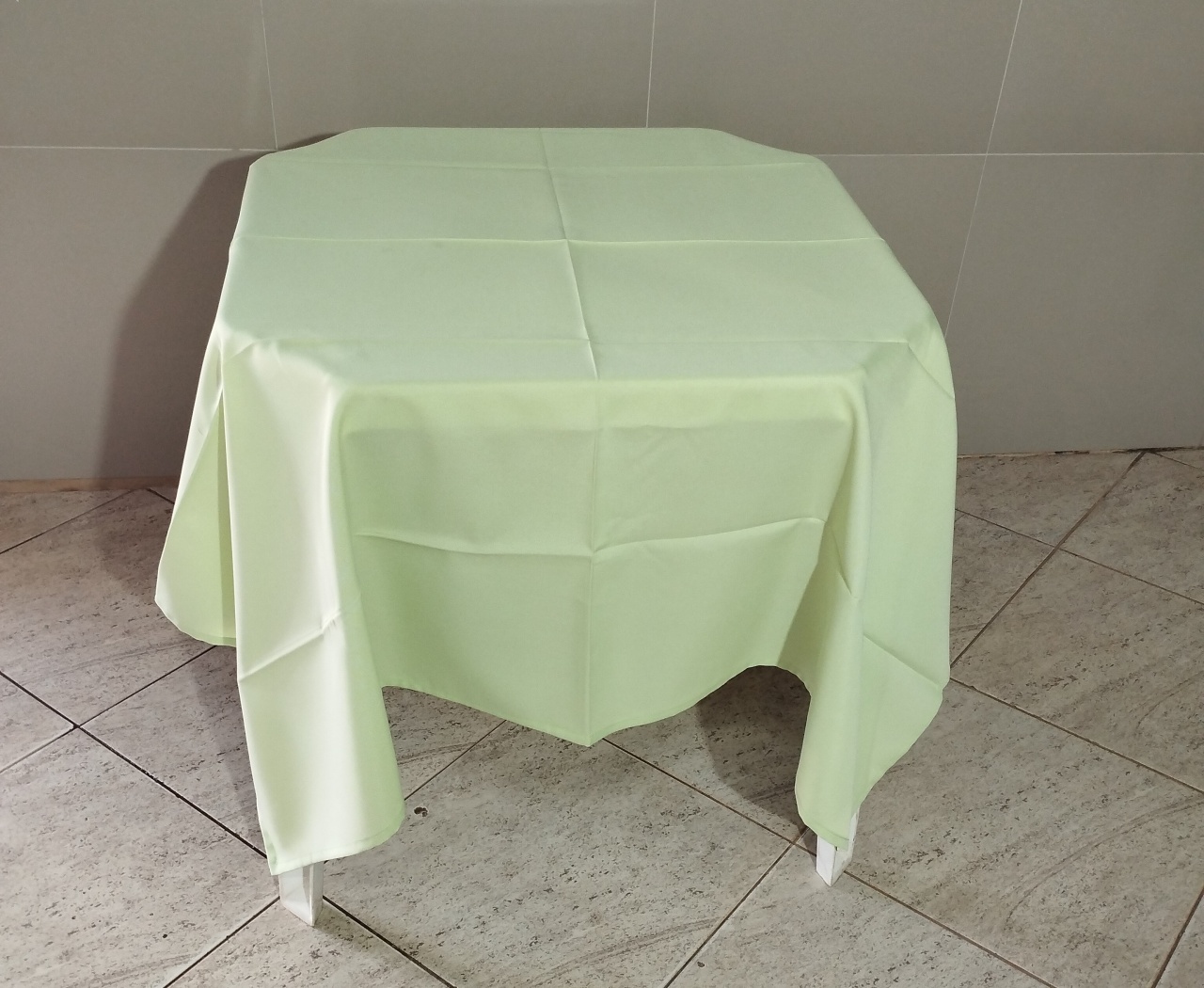 Toalha Quadrada Verde Claro  - Adriana lok & Decore