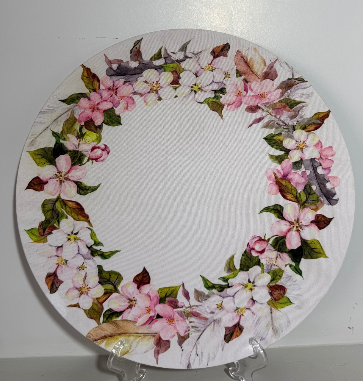 Sousplat Com Flores  - Adriana lok & Decore