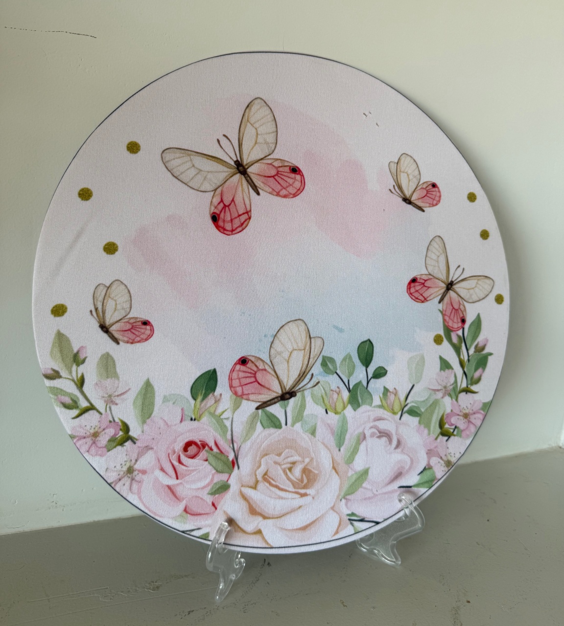 Sousplat Tema Borboleta  - Adriana lok & Decore