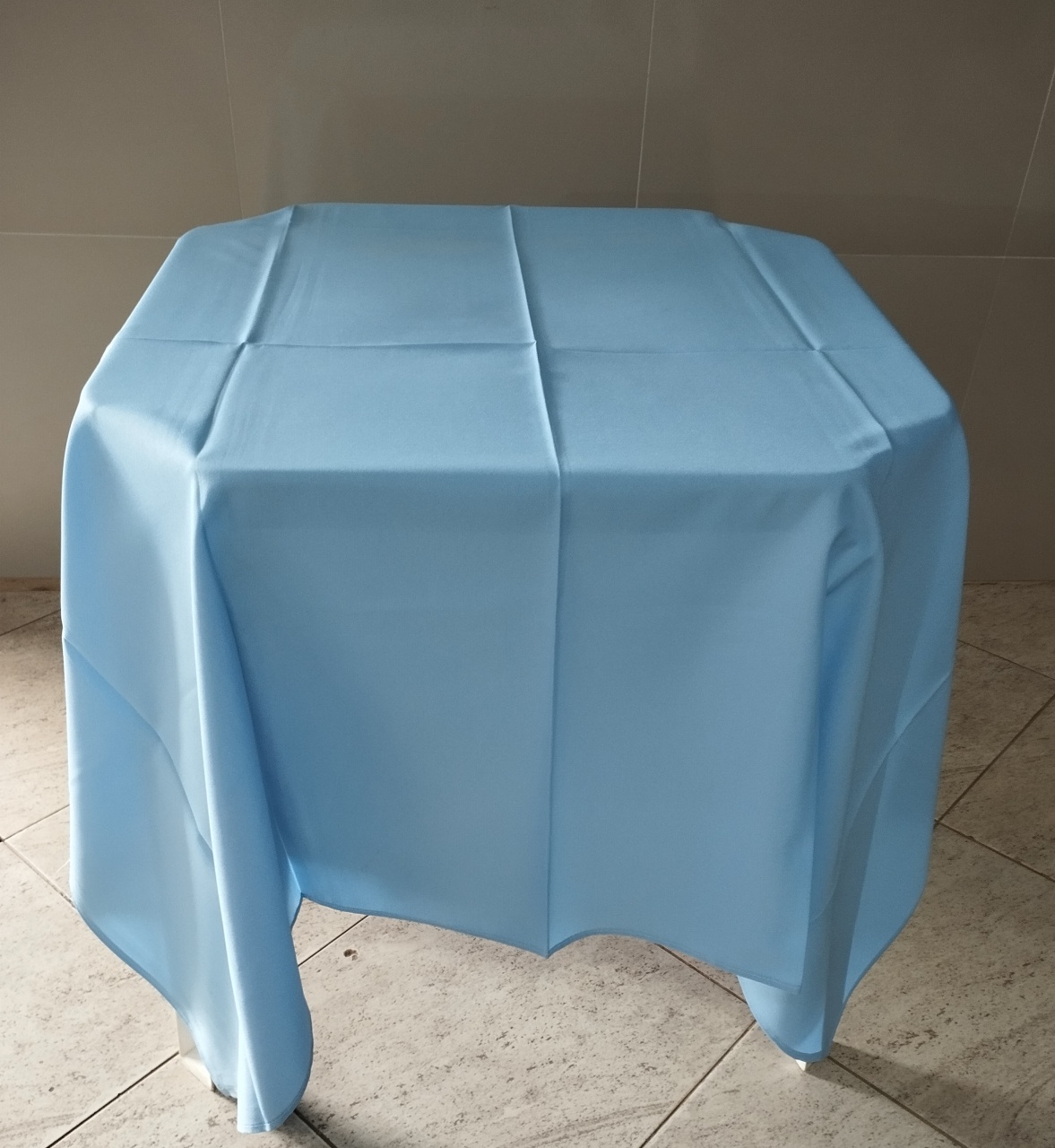 Toalha Quadrada Azul Claro - Adriana lok & Decore