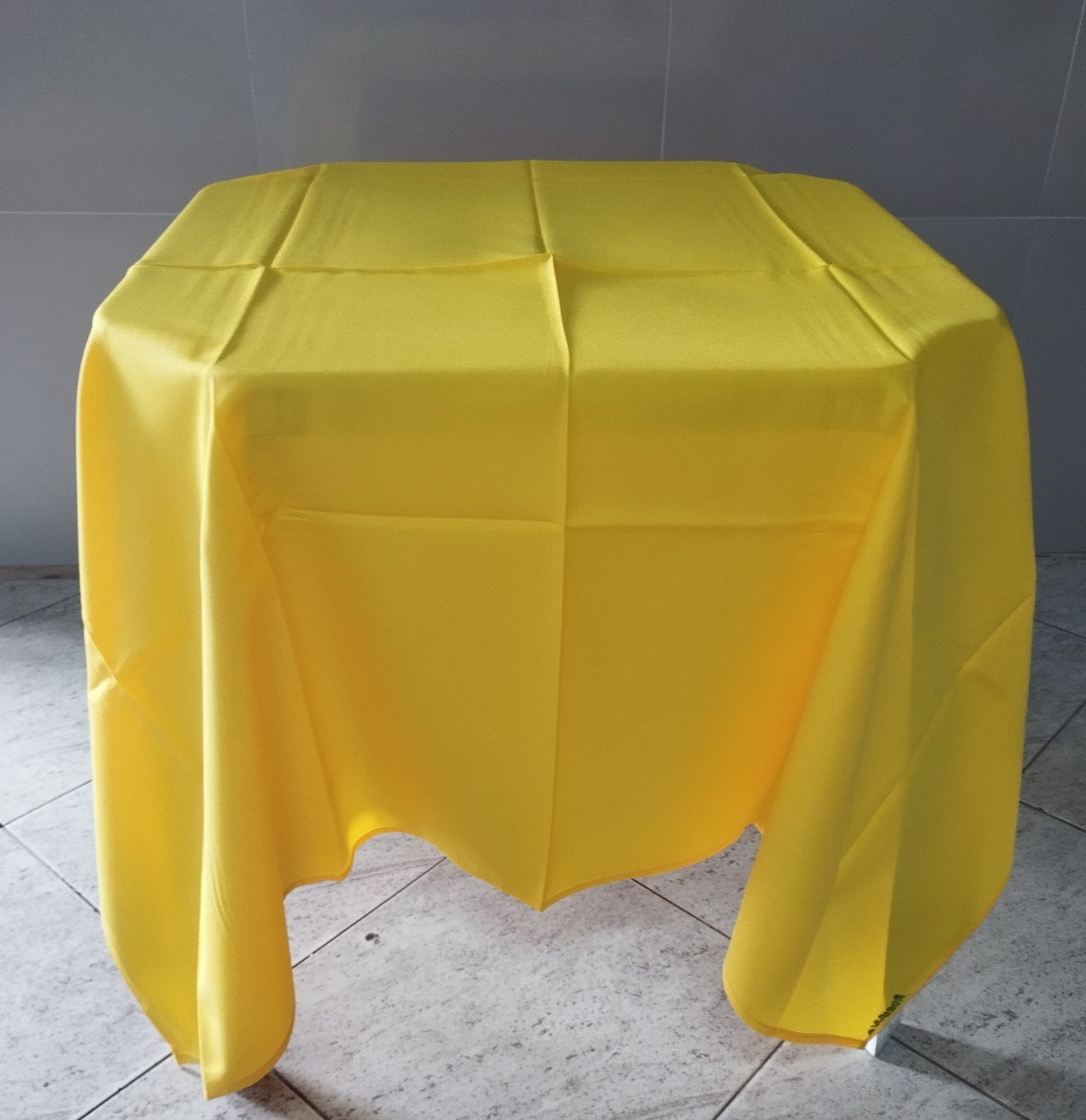 Toalha Quadrada Amarelo  - Adriana lok & Decore
