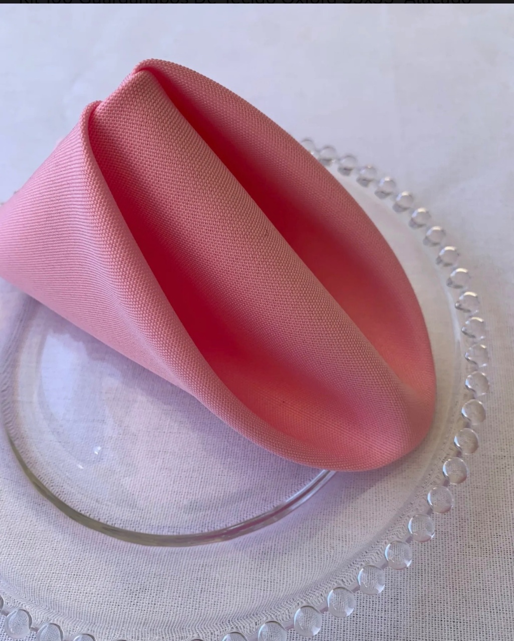 Guardanapos Rosa Claro - Adriana lok & Decore