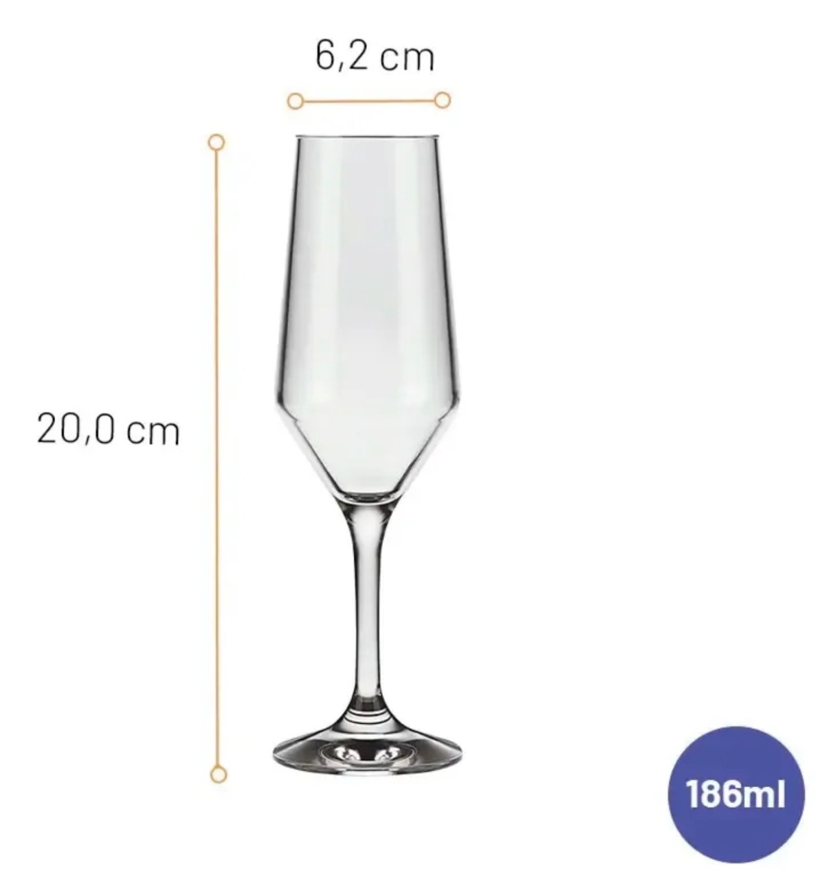 Taça de Champanhe  - Adriana lok & Decore