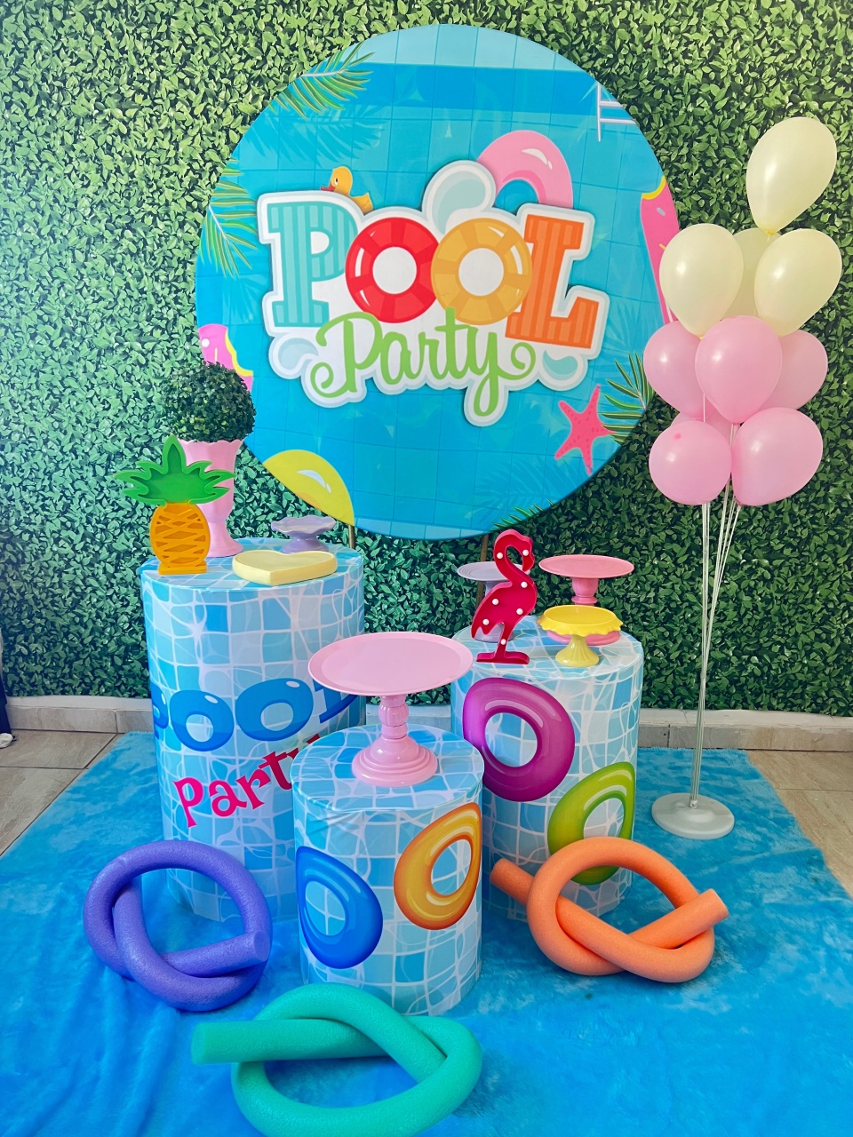 Pool Party Kit Prata  - alfestas