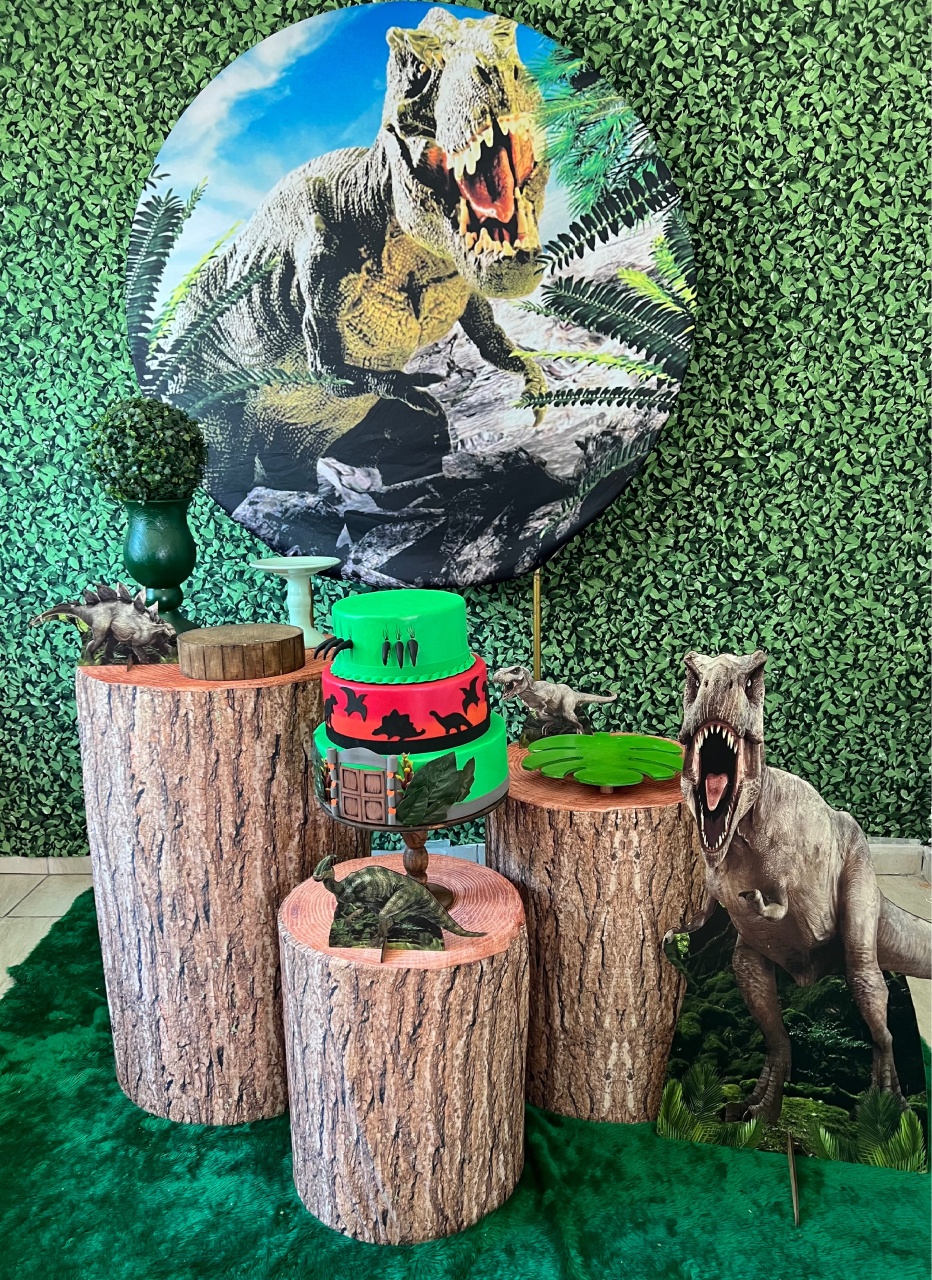 Dinossauro Kit Prata  - alfestas