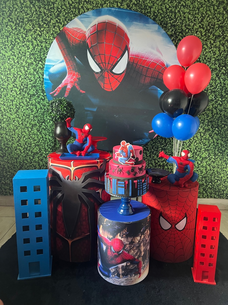 Homem Aranha Kit Prata  - alfestas