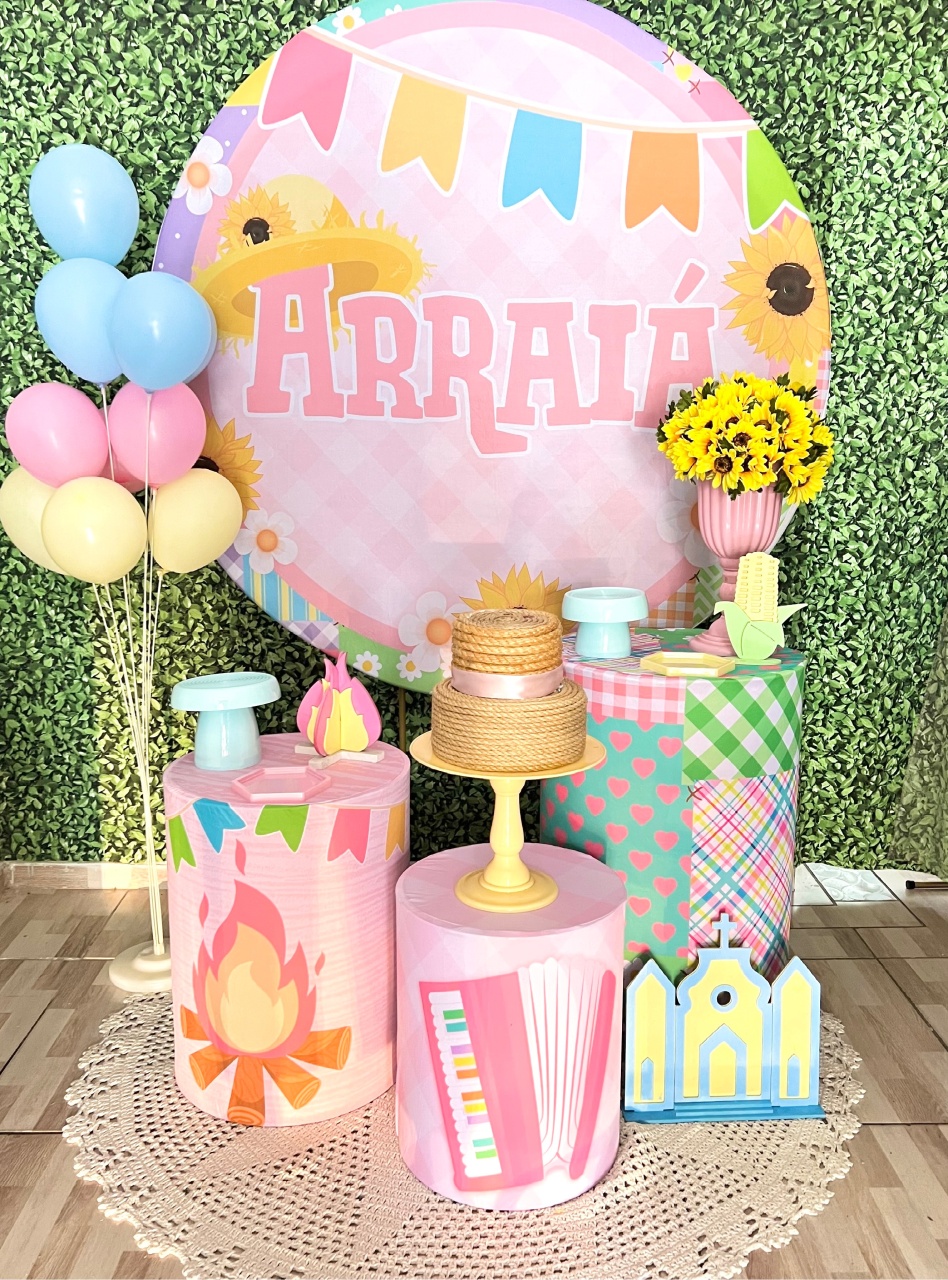 Arraia Rosa Kit Prata  - alfestas