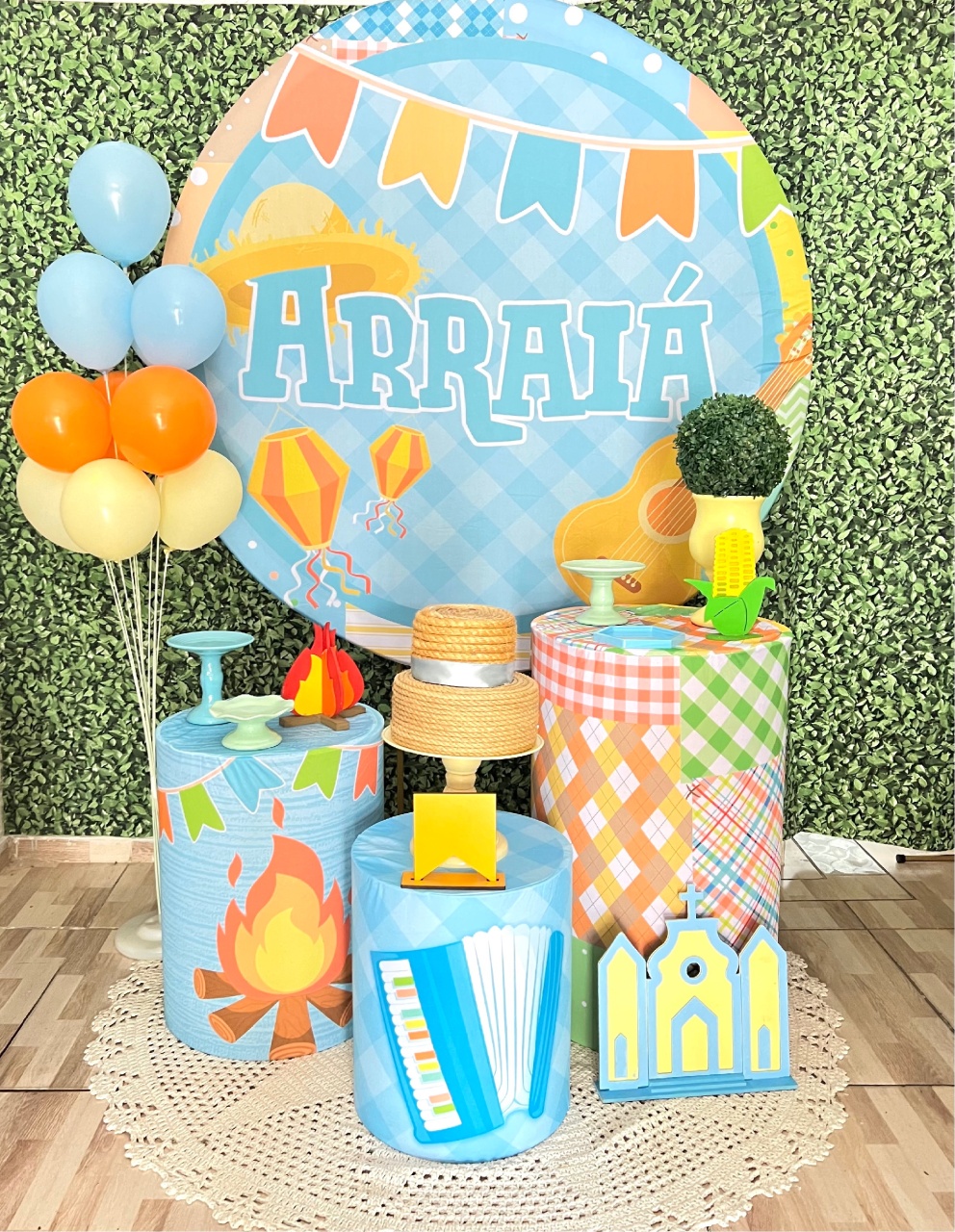 Arraia Azul Kit Prata  - alfestas