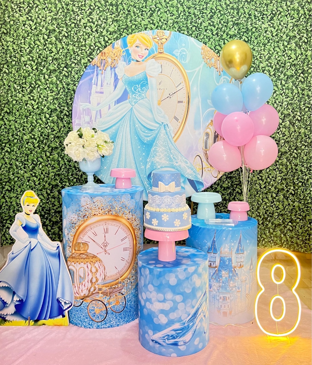 Cinderela Kit Prata  - alfestas