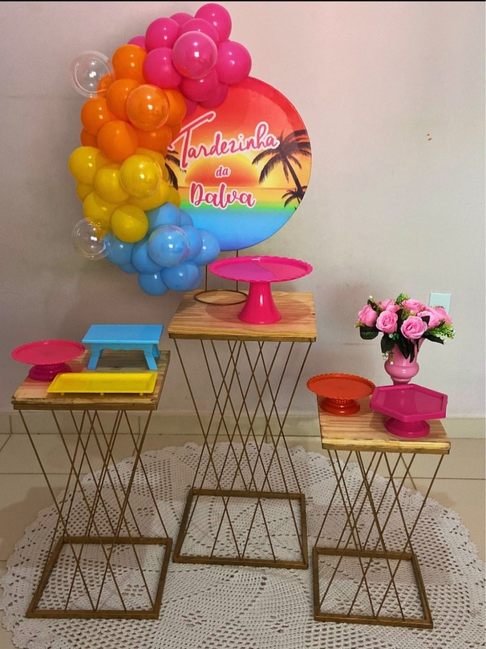 Kit Festa Na Mesa - Tardezinha Adulto -  VM FESTAS DECOR
