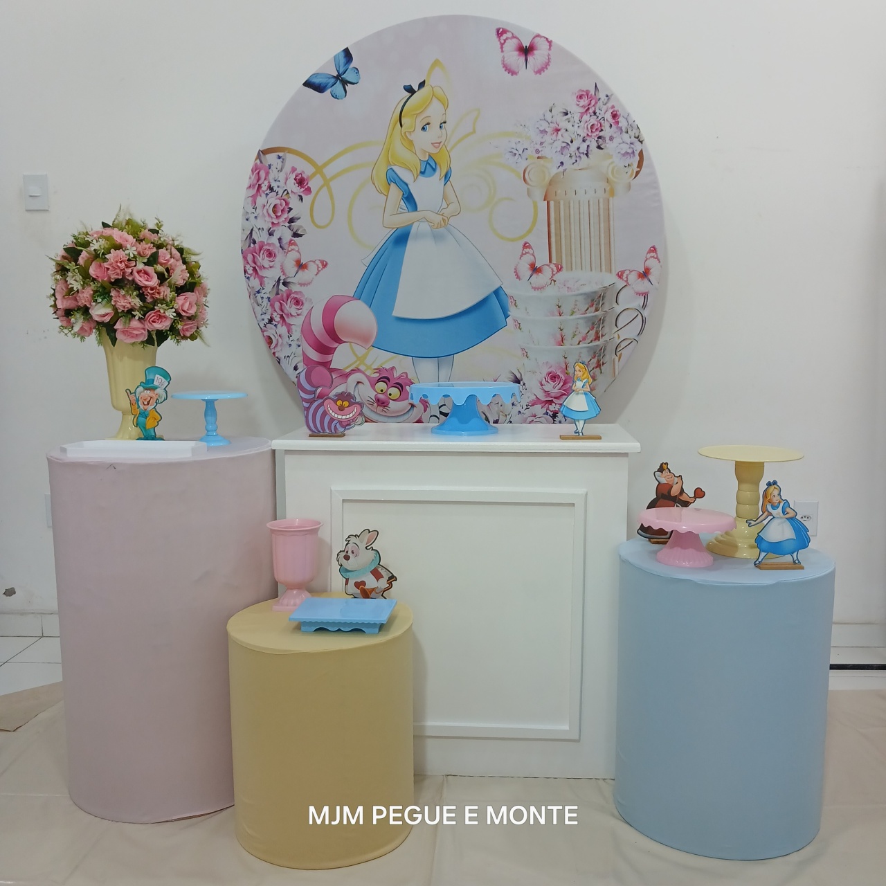Kit Perola Alice No Pais das Maravilhas - MJM PEGUE E MONTE