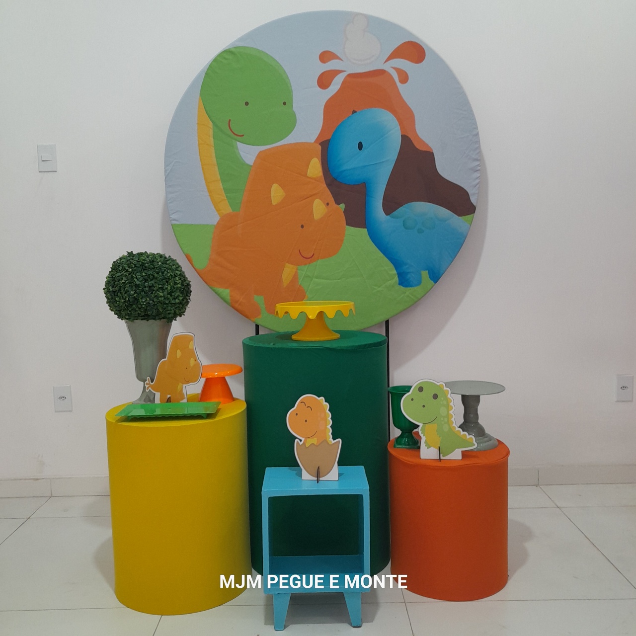 Kit Esmeralda Dinoussauro Baby - MJM PEGUE E MONTE