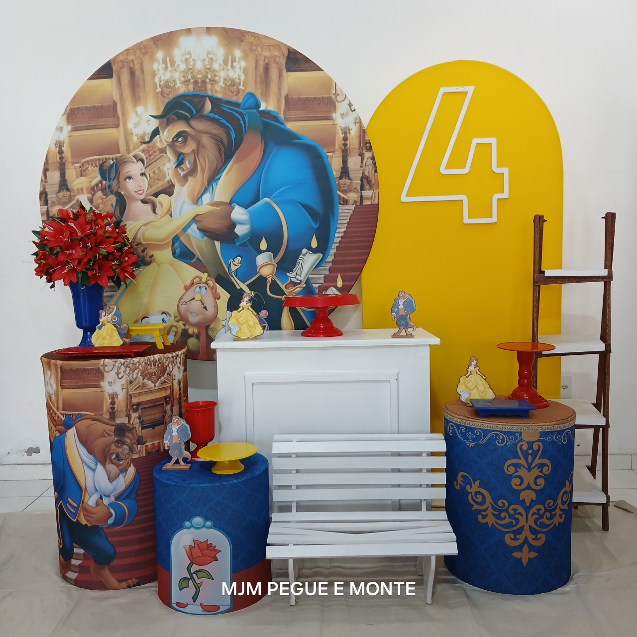 Kit Diamante Bela E Fera - MJM PEGUE E MONTE