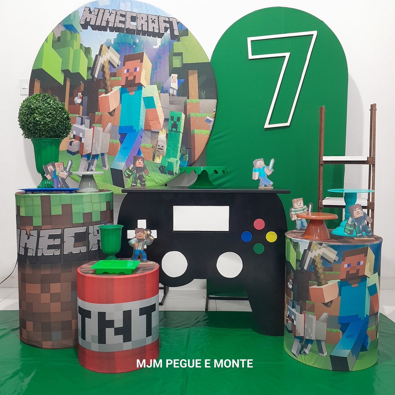 Kit Diamante Minecraft (Game) - MJM PEGUE E MONTE