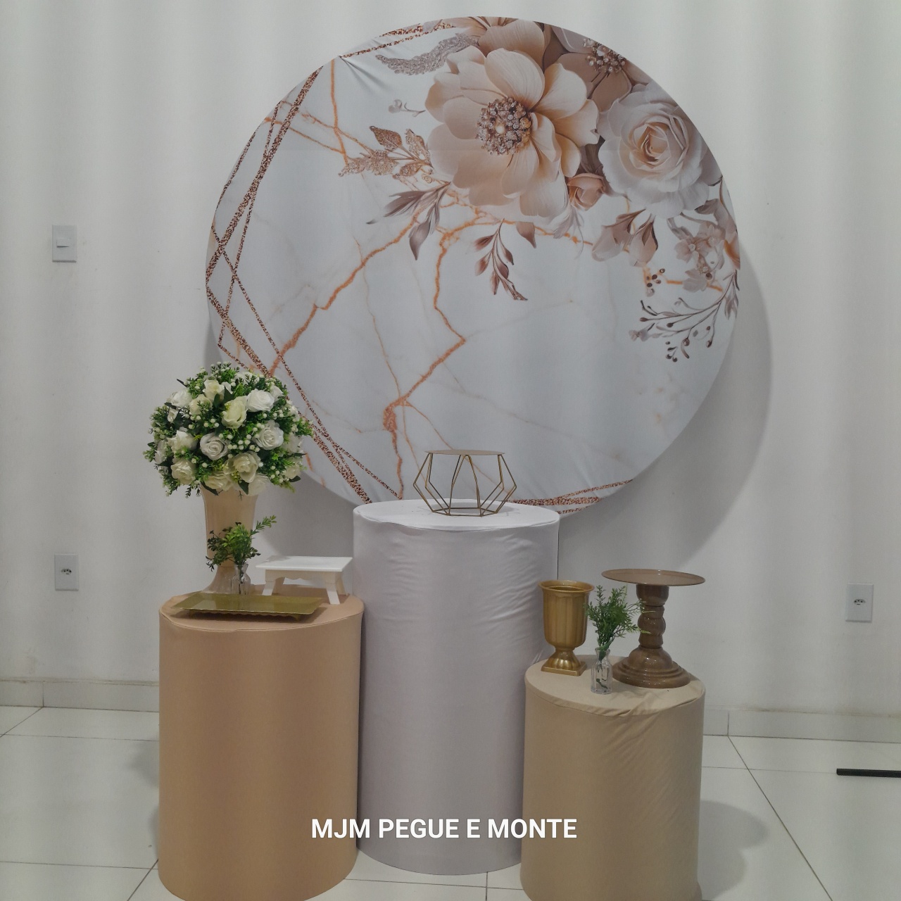 Kit Esmeralda Floral Nude - MJM PEGUE E MONTE