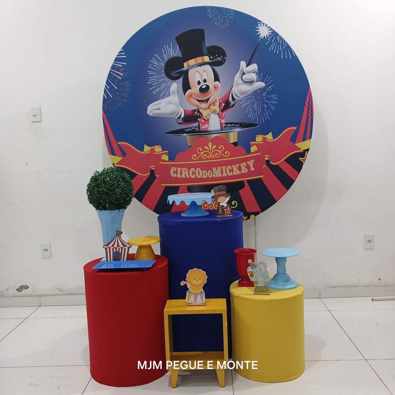 Kit Esmeralda Circo Mickey - MJM PEGUE E MONTE