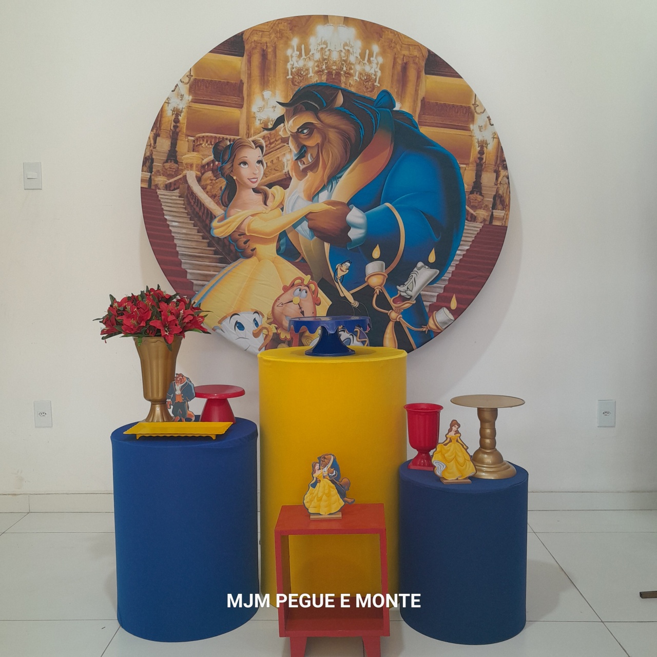 Kit Esmeralda Bela E Fera - MJM PEGUE E MONTE