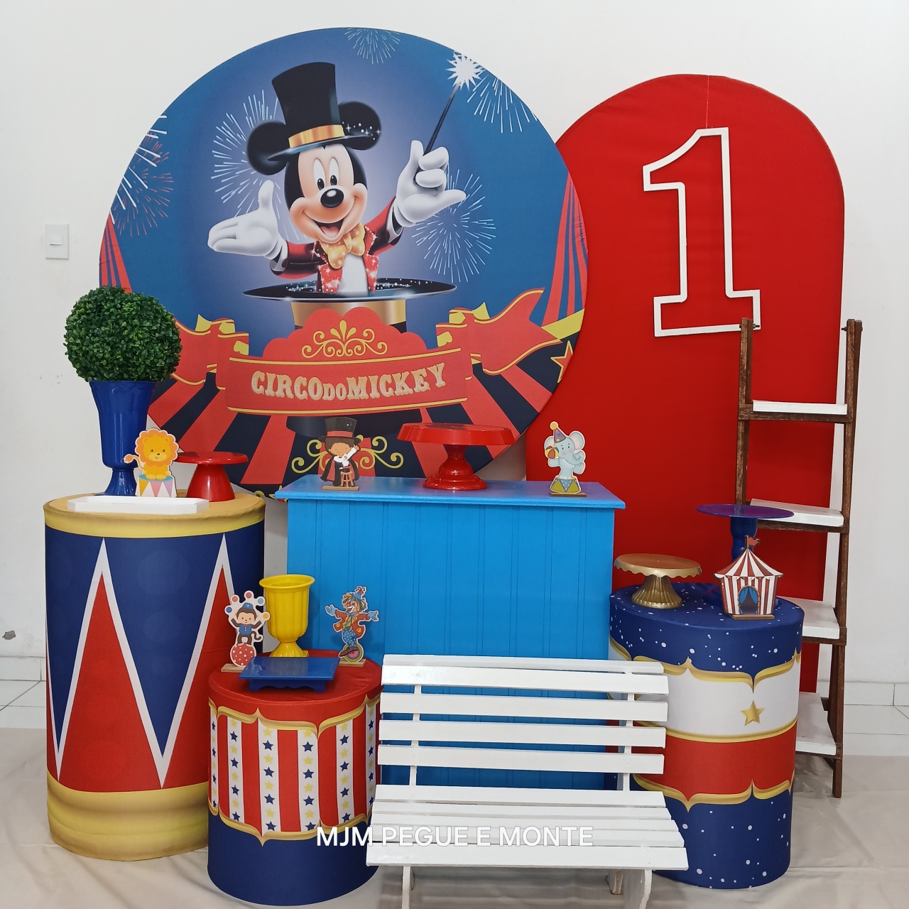 Kit Diamante Circo Mickey - MJM PEGUE E MONTE