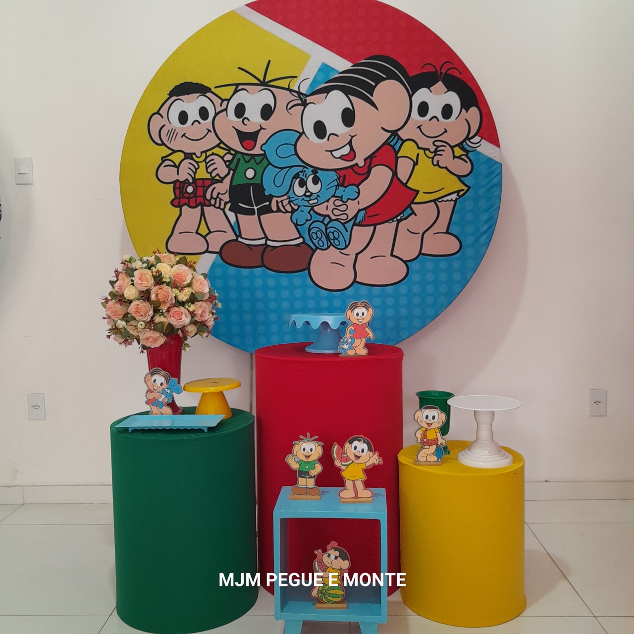 Kit Esmeralda Turma da Monica 01 - MJM PEGUE E MONTE