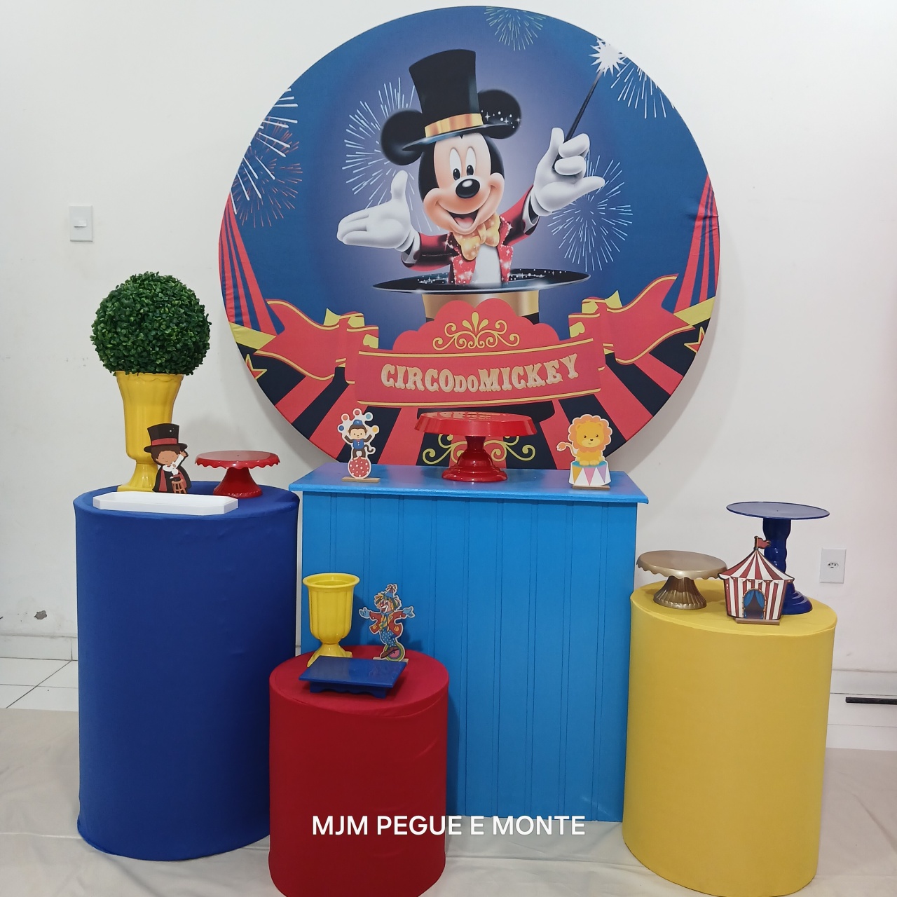 Kit Perola Circo Mickey 02 - MJM PEGUE E MONTE