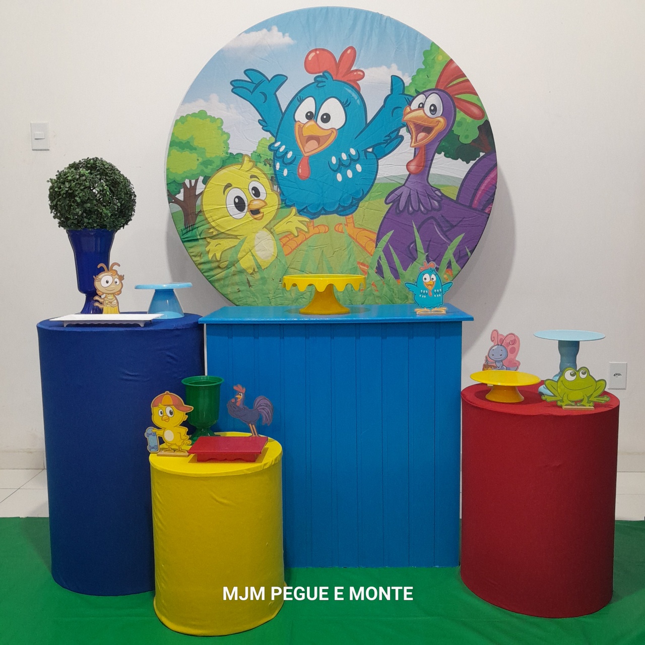 Kit Perola Galinha Pintadinha Menino - MJM PEGUE E MONTE