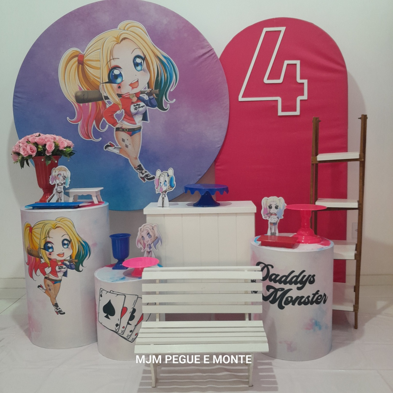 Kit Diamante Arlequina Baby - MJM PEGUE E MONTE
