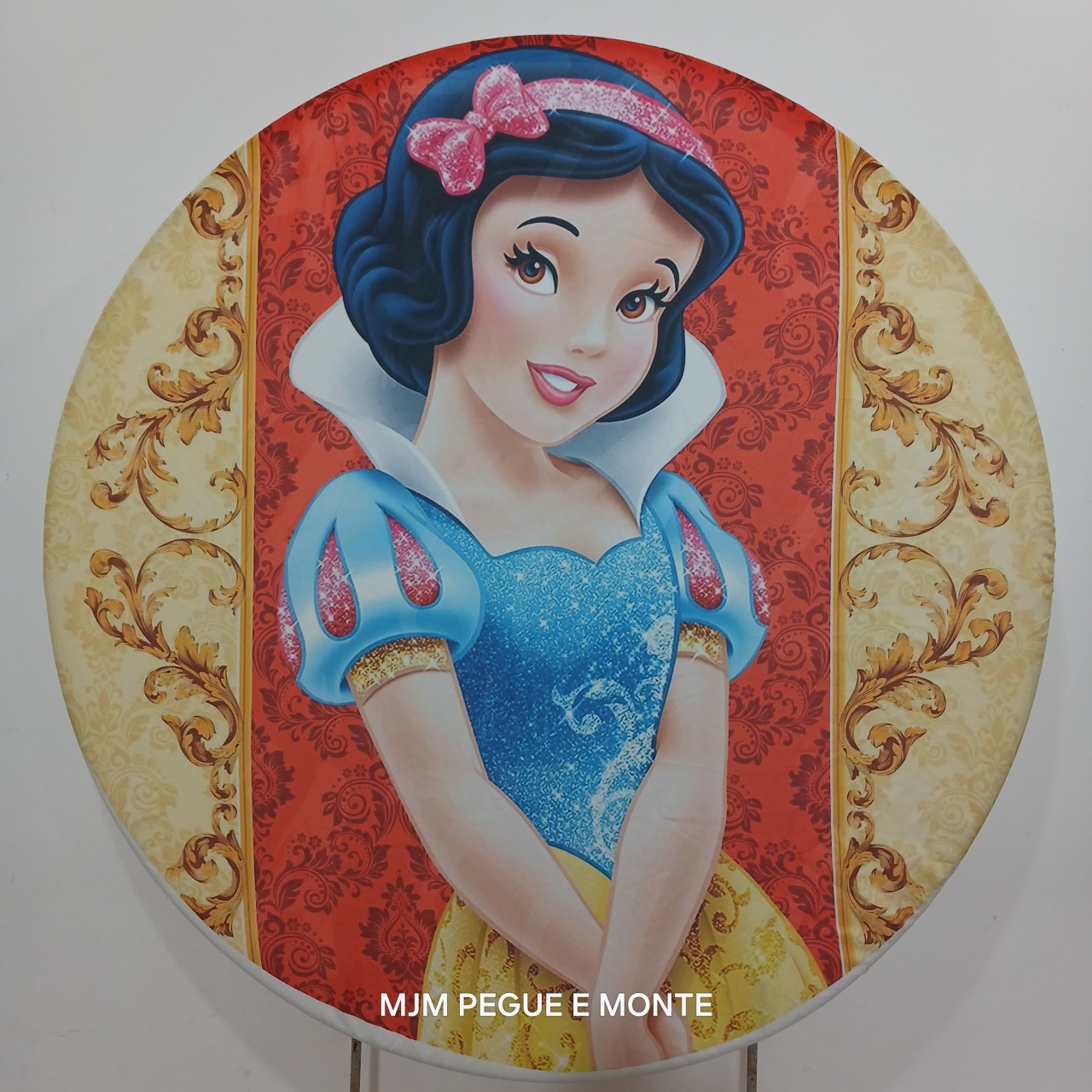 Capa Painel Redondo Branca de Neve - MJM PEGUE E MONTE