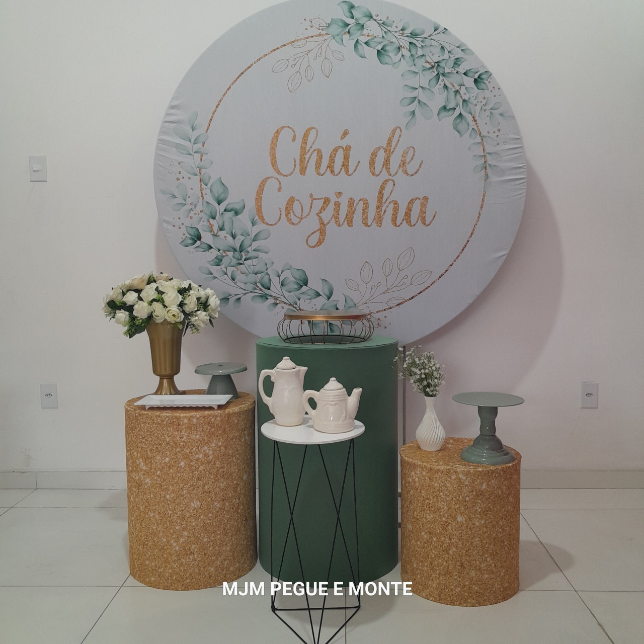 Kit Esmeralda Cha de Cozinha - MJM PEGUE E MONTE
